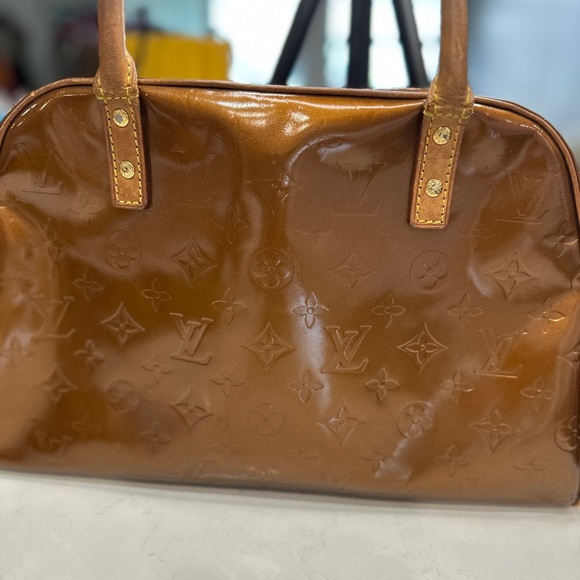 Louis Vuitton Bronze Monogram Vernis Copper Tompskins...